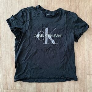 Calvin Klein Jeans Black Crew Neck Tee